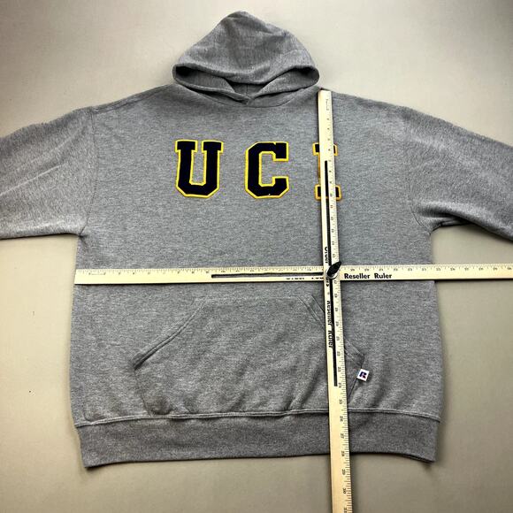 Vintage UCI Irvine Hoodie Sweatshirt Adult XL Gray Russell Athletic University - Picture 9 of 12